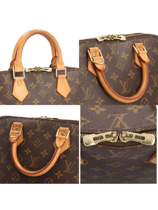 Louis Vuitton Alma Monogram Handbag Canvas Brown - Picture 10 of 10